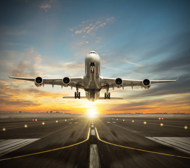 Aircraft on takeoff